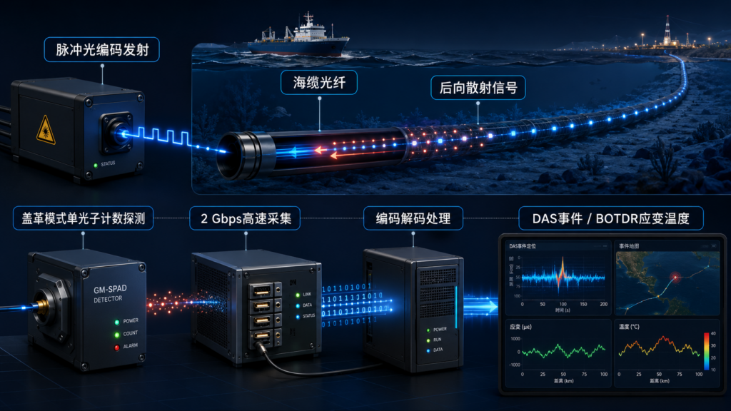 海底光缆与城市暗光纤DAS地震海洋观测解决方案