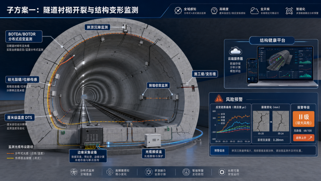 矿山巷道围岩BOTDA应变与DAS振动监测解决方案